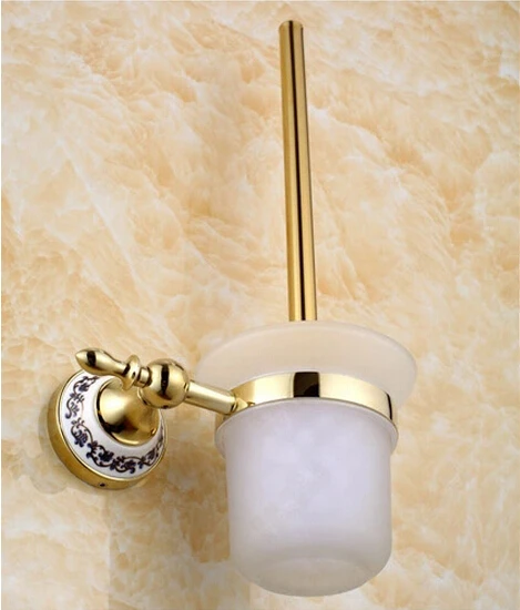 high quality Europe style gold finish ceramic base Durable Type bathroom Toilet Brush Holder Set bathroom accessories
high quality Europe style gold finish ceramic base Durable Type bathroom Toilet Brush Holder Set bathroom accessories