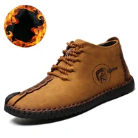 Big Size 2018 New Comfortable Casual Boat Shoes Loafers Men Shoes Quality Split Shoes Men Flats Hot Sale Lofers Moccasins Shoes image