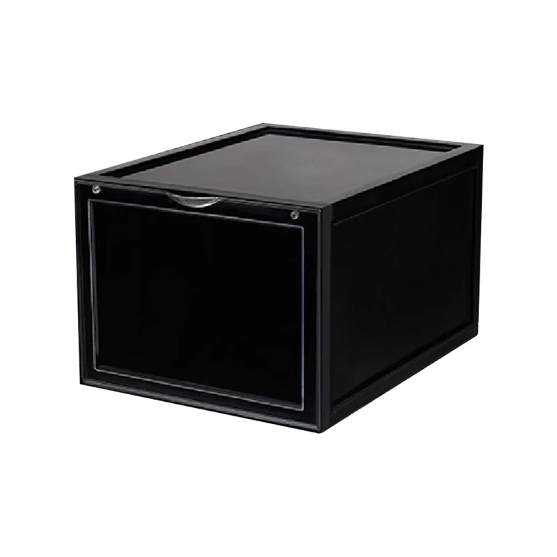 1Pc Sneakers Storage Box Home Basketball High-Top Sneakers Wall Collection Display Shoes Shoe Cleaning Cabinet Organizer Balck
1Pc Sneakers Storage Box Home Basketball High-Top Sneakers Wall Collection Display Shoes Shoe Cleaning Cabinet Organizer Balck