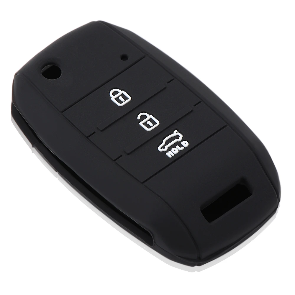 3 Buttons Silicone Car Remote Flip Key Cover Case Fob Shell Holder for KIA Sorento Cerato Rio K2 Sportage Optima K5 Soul
3 Buttons Silicone Car Remote Flip Key Cover Case Fob Shell Holder for KIA Sorento Cerato Rio K2 Sportage Optima K5 Soul