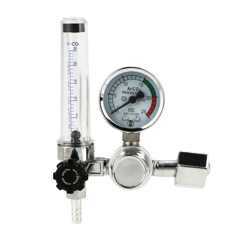 G5/8-14 0-25MPa Argon Flow Meter Pressure Regulator Gauge For Weld Mig Tig Welding 25L/min
G5/8-14 0-25MPa Argon Flow Meter Pressure Regulator Gauge For Weld Mig Tig Welding 25L/min