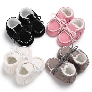 Winter baby newborn boy girl toddler cute plus velvet fringed soft shoes non-slip shoes
Winter baby newborn boy girl toddler cute plus velvet fringed soft shoes non-slip shoes