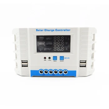 Solar Charge Controller 24V 12V Auto 60/50A/40/30/20/10A Solar Panel Battery PWM LCD Display Solar Collector Regulator TWO USB
Solar Charge Controller 24V 12V Auto 60/50A/40/30/20/10A Solar Panel Battery PWM LCD Display Solar Collector Regulator TWO USB