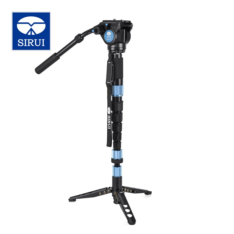 

P426S+VH10 Carbon Tripod Leg+Head Set Sirui P-426S Travel Outdoor Monopod For Digital SLR Camera Light-weight Unipod 10kgs