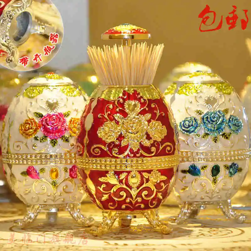 Toothpicks extinguishers creative automatic portable toothpick holder European fashion toothpick tank toothpick box 11.7*8CM 
Toothpicks extinguishers creative automatic portable toothpick holder European fashion toothpick tank toothpick box 11.7*8CM