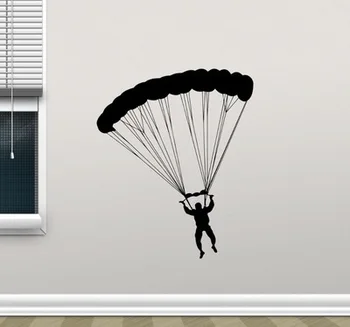 Custom Extreme Sports Parachute Jumper Skydiver Wall Sticker Home Room Creative Decoration Quality 
Custom Extreme Sports Parachute Jumper Skydiver Wall Sticker Home Room Creative Decoration Quality