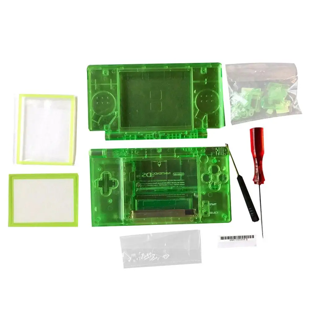 Clear Green Full Replacement Housing Shell Screen Lens for Nintendo DS Lite Clear Green Full Replacement
Clear Green Full Replacement Housing Shell Screen Lens for Nintendo DS Lite Clear Green Full Replacement