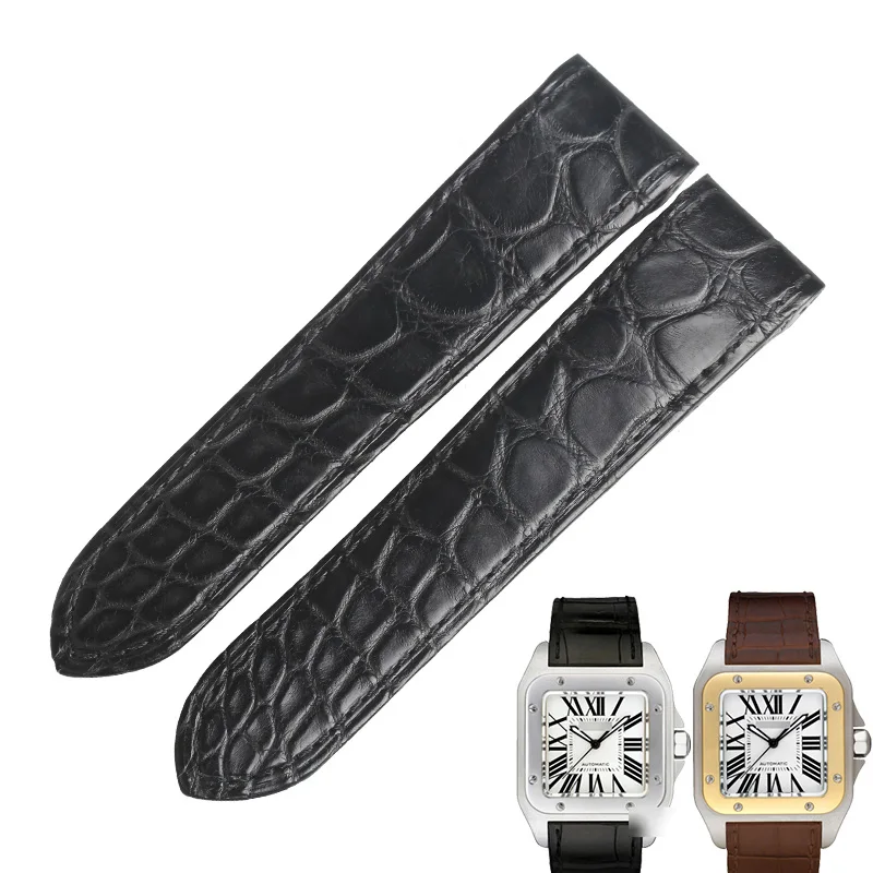 WENTULA watchbands for CARTIER SANTOS 100 alligator skin /crocodile grain W20106X8 W20073X8 watch band Genuine Leather
WENTULA watchbands for CARTIER SANTOS 100 alligator skin /crocodile grain W20106X8 W20073X8 watch band Genuine Leather