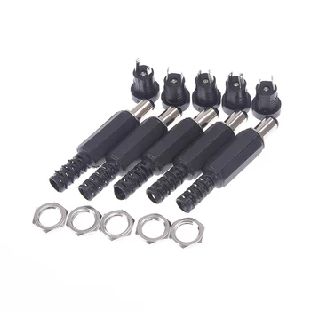 1-10PCS DC Power Connector Pin 2.1x5.5mm Female Plug Jack + Male Plug Jack Socket Adapter PCB Mount DIY Adapter Connector
1-10PCS DC Power Connector Pin 2.1x5.5mm Female Plug Jack + Male Plug Jack Socket Adapter PCB Mount DIY Adapter Connector