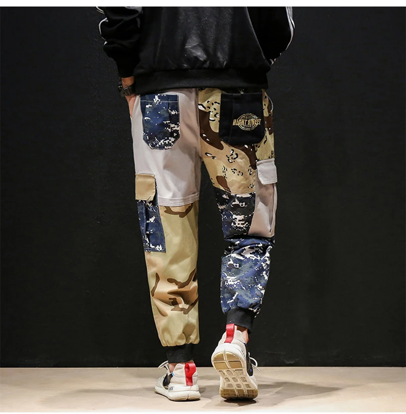 Camo Pants Man Hip Hop Ankle (7)