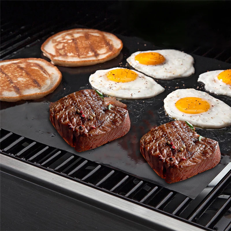5pcs/set Non-Stick BBQ Grill Mat Reusable Bakeware Pad Sheet Portable Outdoor Picnic Cover Cooking Tool BBQ Accessories
5pcs/set Non-Stick BBQ Grill Mat Reusable Bakeware Pad Sheet Portable Outdoor Picnic Cover Cooking Tool BBQ Accessories