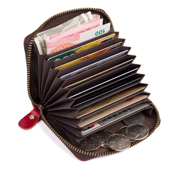 Women's cow leather card organ organizing Credit card bag key card RFID card wallet
Women's cow leather card organ organizing Credit card bag key card RFID card wallet