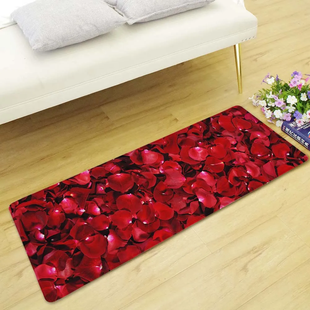 Red Petal Floor Mat Living Room Decoration Rug Non-slip Absorbent Kitchen Mats Bedroom Bedside Carpet Soft Flannel Foot Mat
Red Petal Floor Mat Living Room Decoration Rug Non-slip Absorbent Kitchen Mats Bedroom Bedside Carpet Soft Flannel Foot Mat