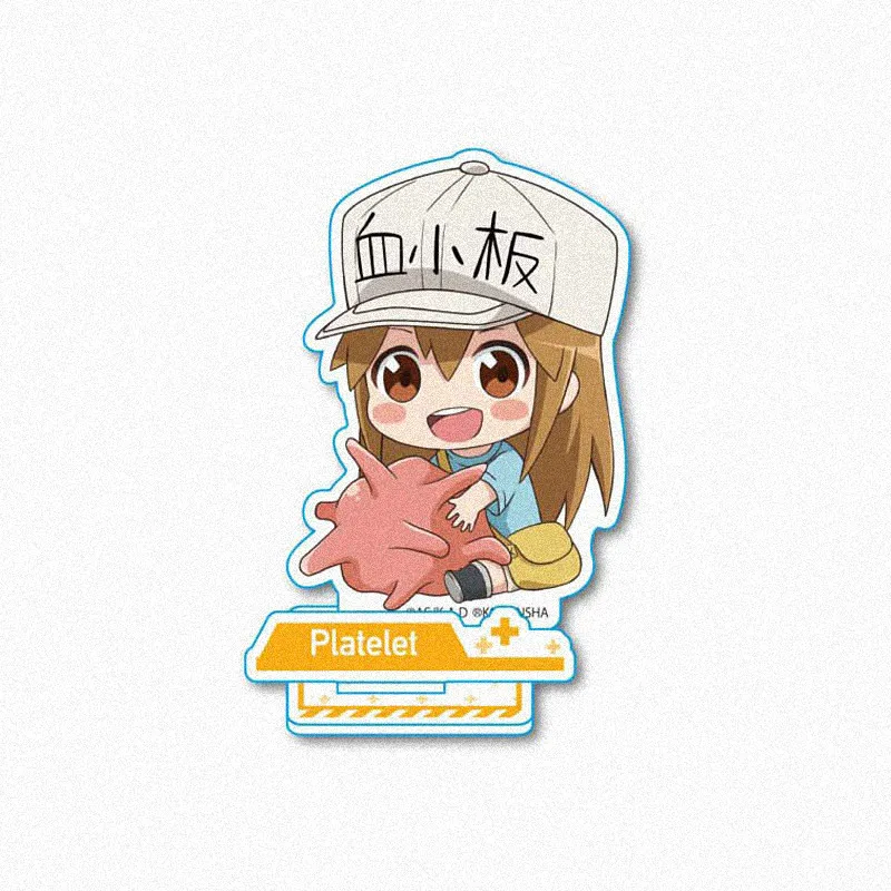 Anime Cells at Work Display Stand Figure Model Plate Holder Japanese Cartoon Hataraku Saibou Figure Acrylic Collections
Anime Cells at Work Display Stand Figure Model Plate Holder Japanese Cartoon Hataraku Saibou Figure Acrylic Collections