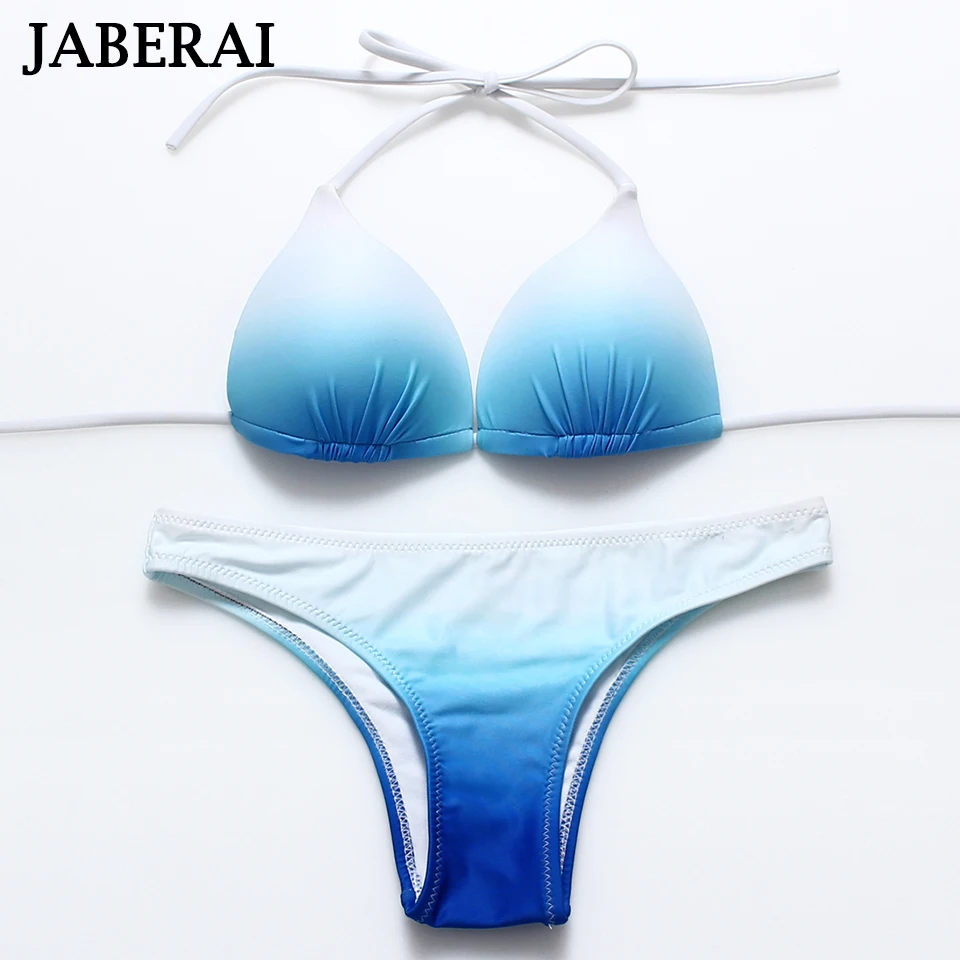 Jaberai Bikini 2017 Woman Push Up Swimwear Sexy Strappy Bikini Women Halter Swimsuit Bathing Suit Gradient Biquini 8 Jaberai Bikini 2017 Woman Push Up Swimwear Sexy Strappy Bikini Women Halter Swimsuit Bathing Suit Gradient Biquini 8<br><br>Aliexpress