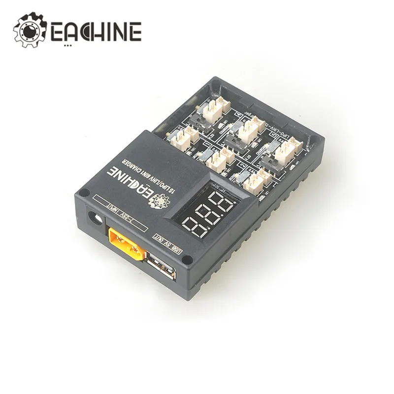 6 In 1 3.8V 1S Lipo LiHv Battery Charger Board For Eachine QX65 RC Quadcopter FPV Racing Drone Parts Accessories
6 In 1 3.8V 1S Lipo LiHv Battery Charger Board For Eachine QX65 RC Quadcopter FPV Racing Drone Parts Accessories