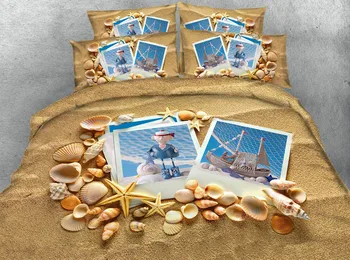 3d bedding queen size bedspread bed cover comforters sheets set twin full king size woven 500TC sand starfish shell Children's 
3d bedding queen size bedspread bed cover comforters sheets set twin full king size woven 500TC sand starfish shell Children's