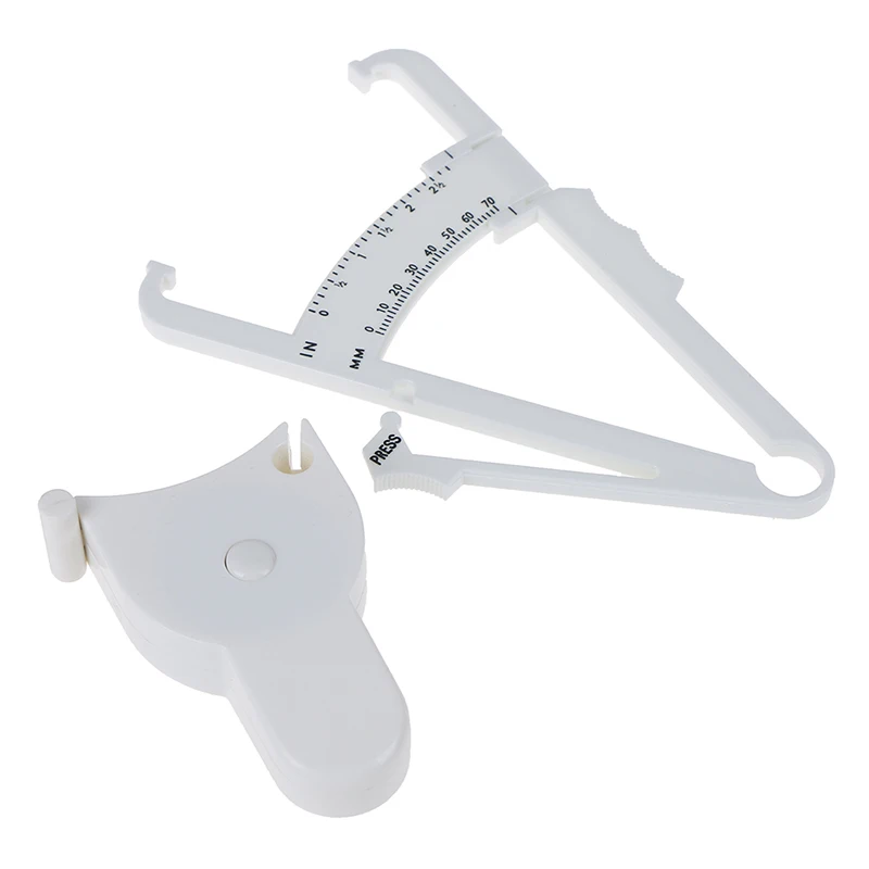 2Pcs/Set White PVC Body Fat Caliper Measure Tape Tester Fitness Portable Fitness Equipmnet For Lose Weight For Body Building
2Pcs/Set White PVC Body Fat Caliper Measure Tape Tester Fitness Portable Fitness Equipmnet For Lose Weight For Body Building