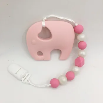 Silicone Elephant Pacifier Teether Pacifier Clip for Baby chewed ,Large Teether SIlicone Elephant Pacifier clip
Silicone Elephant Pacifier Teether Pacifier Clip for Baby chewed ,Large Teether SIlicone Elephant Pacifier clip