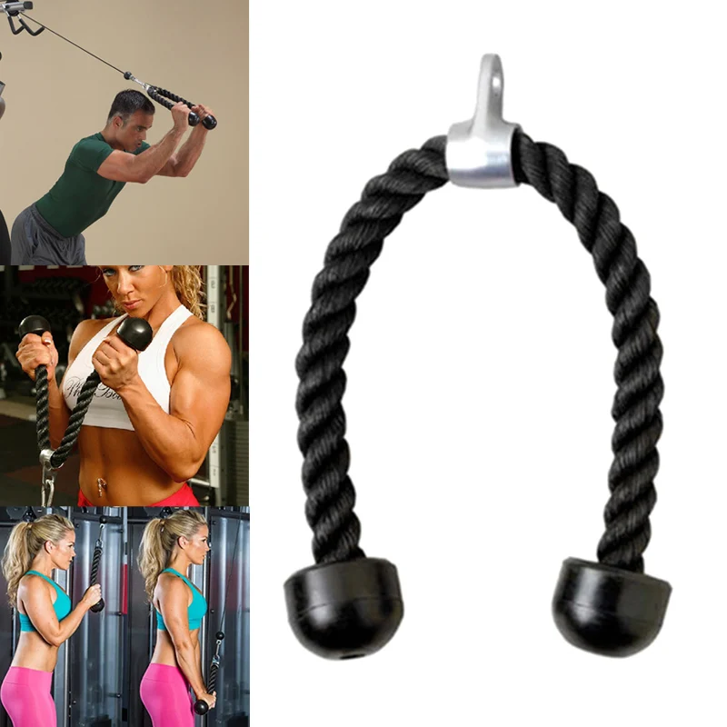 Triceps Workout Pull Rope Heavy Duty Rope Solid PU Ends Fitness Bodybuilding Ropes Accessories Practical Fitness Equipments
Triceps Workout Pull Rope Heavy Duty Rope Solid PU Ends Fitness Bodybuilding Ropes Accessories Practical Fitness Equipments