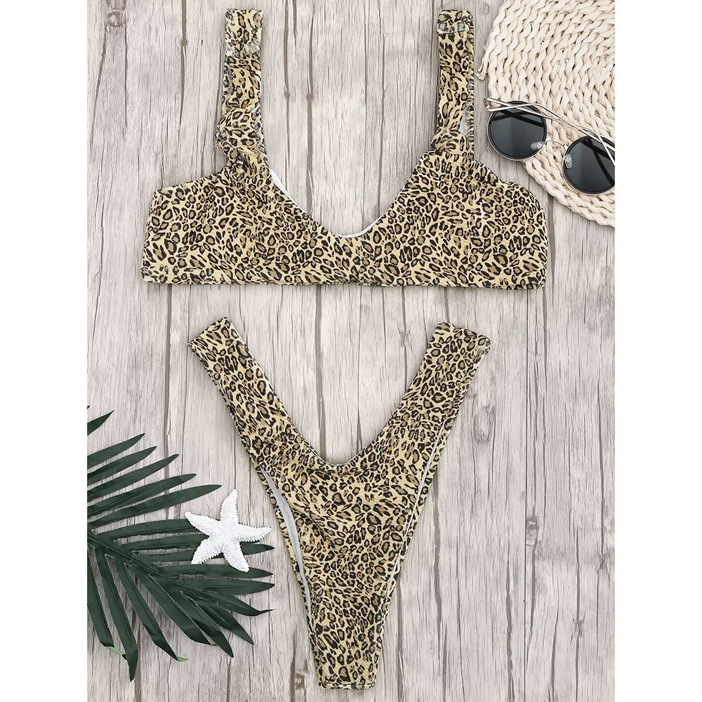 ZAFUL Leopard Print Knot Bikinis 2019 Sexy Women Brazilian Bikini Set Push Up Swimsuit Thong Summer Beach Bathing Suits
ZAFUL Leopard Print Knot Bikinis 2019 Sexy Women Brazilian Bikini Set Push Up Swimsuit Thong Summer Beach Bathing Suits
