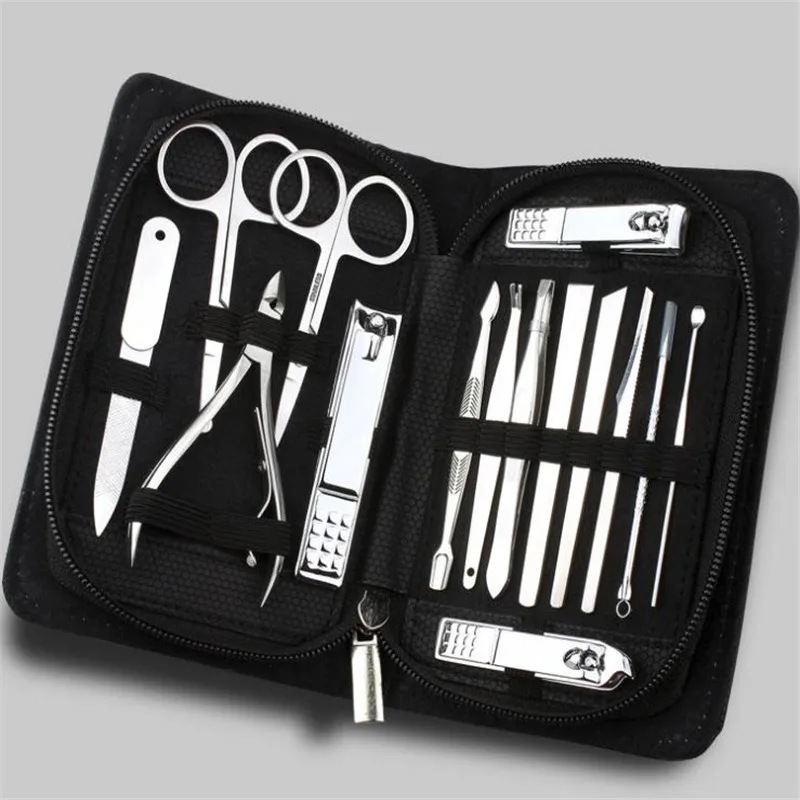15 in 1 Manicure Set Professional Nail Clipper Nails Art Beauty Tools Scissors Knife Best Gift for You
15 in 1 Manicure Set Professional Nail Clipper Nails Art Beauty Tools Scissors Knife Best Gift for You