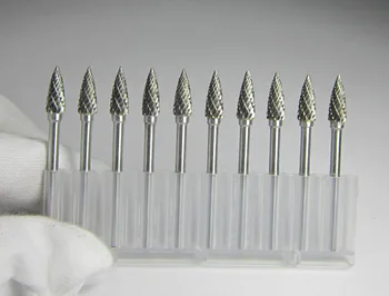 10PCS 3*5 G shank 3mm head 5mm G Type Arc pointed nose shape carbide rotary burrs files Electric Grinder Polishing Abrasives CNC
10PCS 3*5 G shank 3mm head 5mm G Type Arc pointed nose shape carbide rotary burrs files Electric Grinder Polishing Abrasives CNC