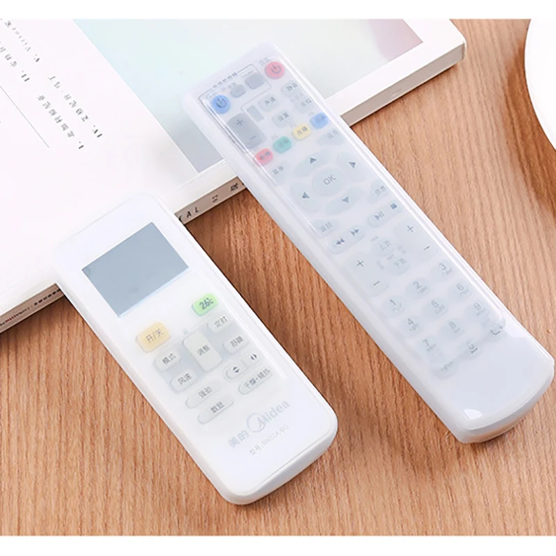 1PCS Remote Control Cover Silicone Transparent TV Remote Control Case Air Conditioning Dust Protect Storage Bag 5 Sizes
1PCS Remote Control Cover Silicone Transparent TV Remote Control Case Air Conditioning Dust Protect Storage Bag 5 Sizes