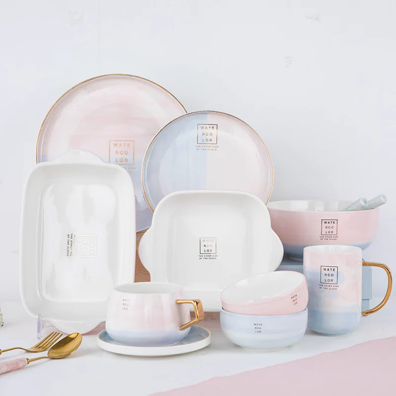 Scandinavian dish set Household good-looking net red rice bowl tableware ins Dining creative cute dish single plate
Scandinavian dish set Household good-looking net red rice bowl tableware ins Dining creative cute dish single plate