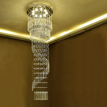 spiral design modern crystal chandelier lighting AC110V 220v lustre led staircase light fixtures
spiral design modern crystal chandelier lighting AC110V 220v lustre led staircase light fixtures