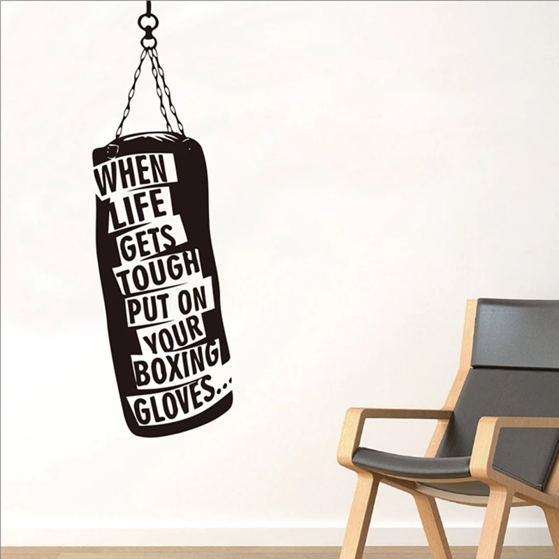 When life gets..Punch Bag Gloves Boxing Motivational Wall Decals Fitness Gym Hobby Quote Vinyl Stickers DIY Art Decor
When life gets..Punch Bag Gloves Boxing Motivational Wall Decals Fitness Gym Hobby Quote Vinyl Stickers DIY Art Decor