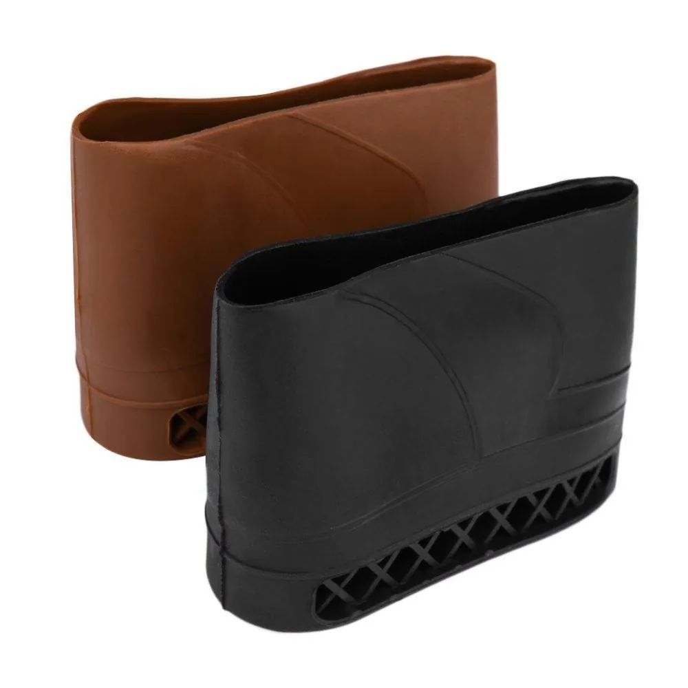 Rubber Recoil Pad Slip-On Pad Buttstock Protector Gun Accessories Black Tan