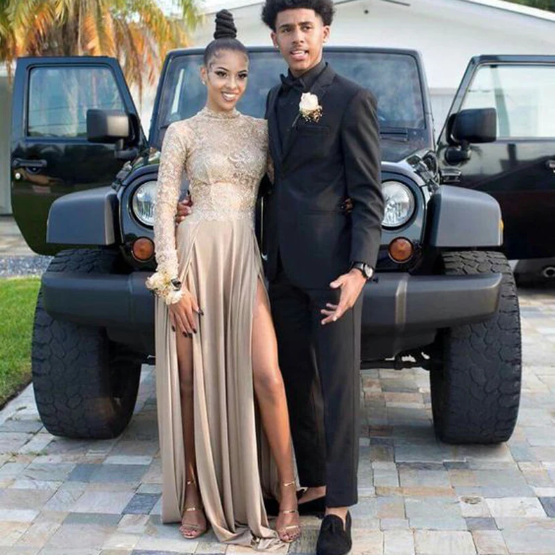 Fashion Lace Chiffon Summer Maxi Dress High Leg Split Full Sleeves Dresses Graduation Homecoming Prom Party for Black Hot Girl
Fashion Lace Chiffon Summer Maxi Dress High Leg Split Full Sleeves Dresses Graduation Homecoming Prom Party for Black Hot Girl
