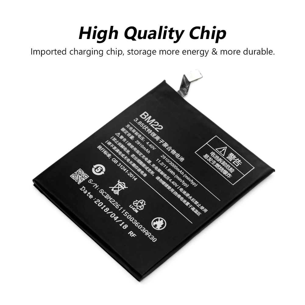BM22 BM-22 BM-22 3000mAh Lithium Battery Rechargeable Phone lithium Battery For Xiaomi Mi 5 Mobile Phone High Performance
BM22 BM-22 BM-22 3000mAh Lithium Battery Rechargeable Phone lithium Battery For Xiaomi Mi 5 Mobile Phone High Performance