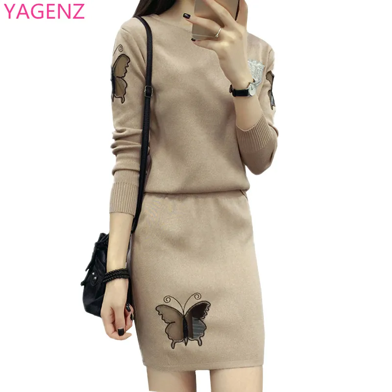 YAGENZ Sexy 2 Piece Set Women Short Set 2018 New Spring Clothes Dress Set Butterfly Mini Dress Long sleeve Top And Short Skirt11
YAGENZ Sexy 2 Piece Set Women Short Set 2018 New Spring Clothes Dress Set Butterfly Mini Dress Long sleeve Top And Short Skirt11