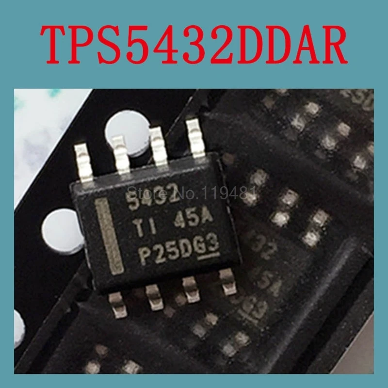TPS5432DDAR Buck Switching Regulator IC Positive Adjustable 0.808V 1 Output 3A 8-PowerSOIC (0.154", 3.90mm Width)
TPS5432DDAR Buck Switching Regulator IC Positive Adjustable 0.808V 1 Output 3A 8-PowerSOIC (0.154", 3.90mm Width)