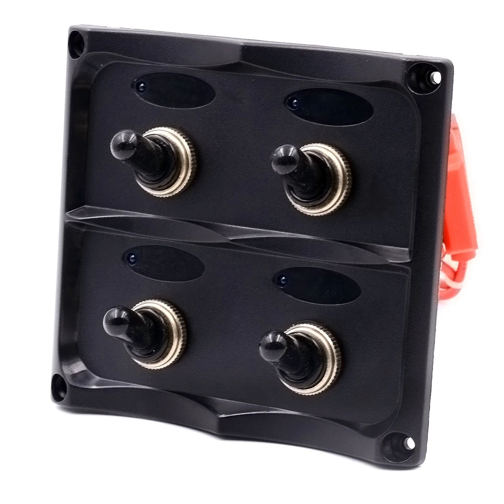 New Car Boat Marine RV Toggle Switch Panel Voltmeter High Quality 4-Gang LED Digital Voltmeter 12V/24V Car Interior Parts
New Car Boat Marine RV Toggle Switch Panel Voltmeter High Quality 4-Gang LED Digital Voltmeter 12V/24V Car Interior Parts