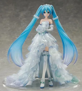 NEW 25cm Anime Hatsune Miku Bride Wedding Dress Ver. 1/7 scale PVC Action Figure Collectible Model Toys For Children Gift
NEW 25cm Anime Hatsune Miku Bride Wedding Dress Ver. 1/7 scale PVC Action Figure Collectible Model Toys For Children Gift