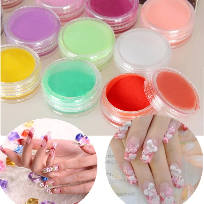 12 Colors Nail Art Acrylic Powder Dust UV Gel Design 3D Tips Manicure DIY Decoration
12 Colors Nail Art Acrylic Powder Dust UV Gel Design 3D Tips Manicure DIY Decoration