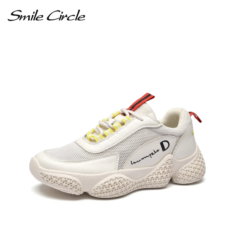 Smile Circle Women Sneakers Lace-up breathable Mesh casual shoes 2019 spring Fashion Comfortable wild Shoes ladies Sneakers
Smile Circle Women Sneakers Lace-up breathable Mesh casual shoes 2019 spring Fashion Comfortable wild Shoes ladies Sneakers