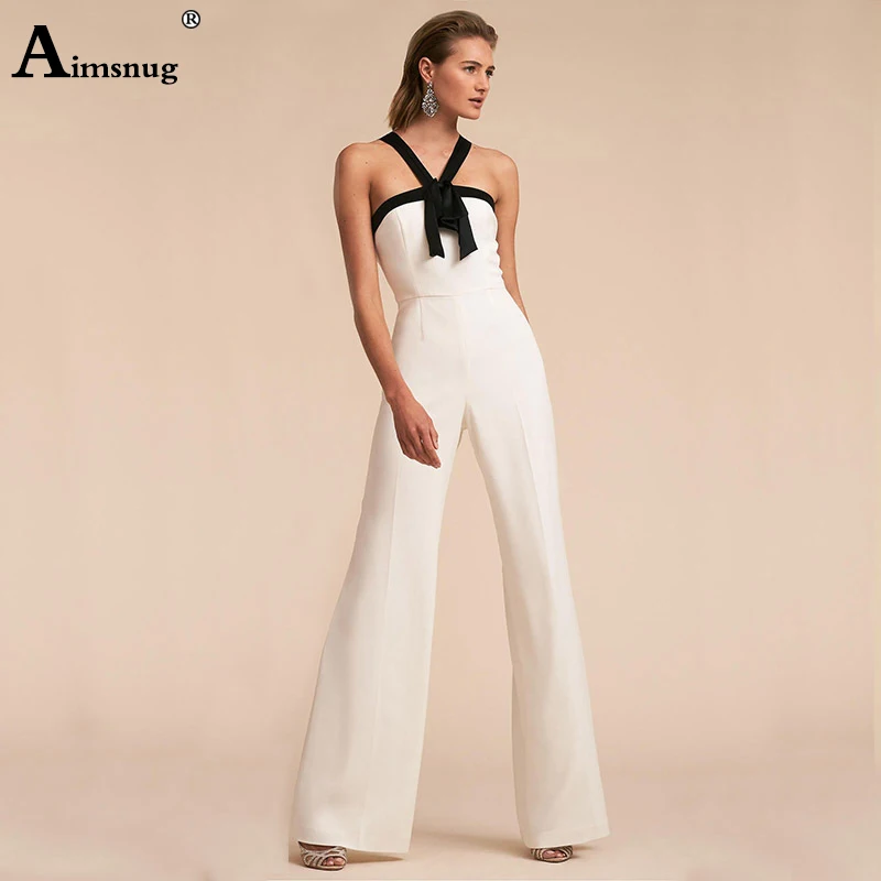 Aimsnug Elegant Leisure Overalls Off Shoulder Streetwear Straight Leg Bandage Jumpsuit Summer Autumn Fashion Women Jumpsuits
Aimsnug Elegant Leisure Overalls Off Shoulder Streetwear Straight Leg Bandage Jumpsuit Summer Autumn Fashion Women Jumpsuits