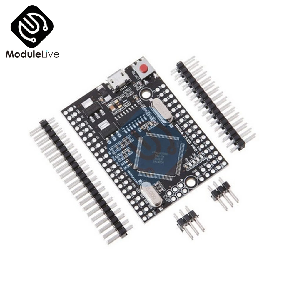 Mega2560 PRO Embed CH340G/ATMEGA2560-16AU Chip With Male Pinheaders Development Board Compatible for Arduino MEGA 2560 R3
Mega2560 PRO Embed CH340G/ATMEGA2560-16AU Chip With Male Pinheaders Development Board Compatible for Arduino MEGA 2560 R3