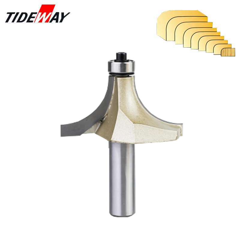 Tideway Round-Over Router Bits for wood Woodworking Tool 2 flute endmill with bearing milling cutter Corner Round Over Bit
Tideway Round-Over Router Bits for wood Woodworking Tool 2 flute endmill with bearing milling cutter Corner Round Over Bit
