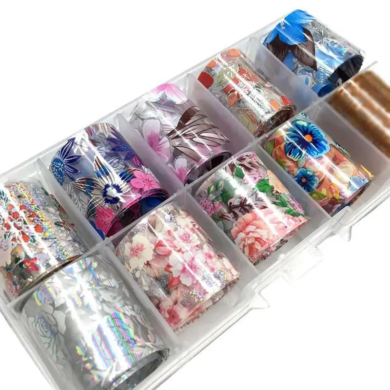 Holographic Nail Foil Set Transparent Ab Color Nail Art Transfer Sticker Manicure Diy Holo Sticker Foglio Olografico Per Unghie
Holographic Nail Foil Set Transparent Ab Color Nail Art Transfer Sticker Manicure Diy Holo Sticker Foglio Olografico Per Unghie