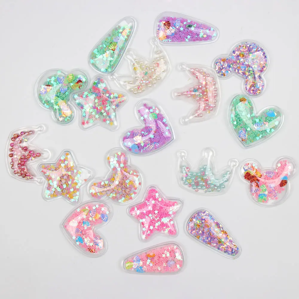 IBOWS PVC crown filled with colorful heart sequin,PVC crowns patch applique DIY Craft for children hair ring hairpin accessories
IBOWS PVC crown filled with colorful heart sequin,PVC crowns patch applique DIY Craft for children hair ring hairpin accessories