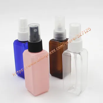 50ml pretty colors PET square bottle with many colors plastic sprayer.mist PET bottle. travel refillable perfume container
50ml pretty colors PET square bottle with many colors plastic sprayer.mist PET bottle. travel refillable perfume container