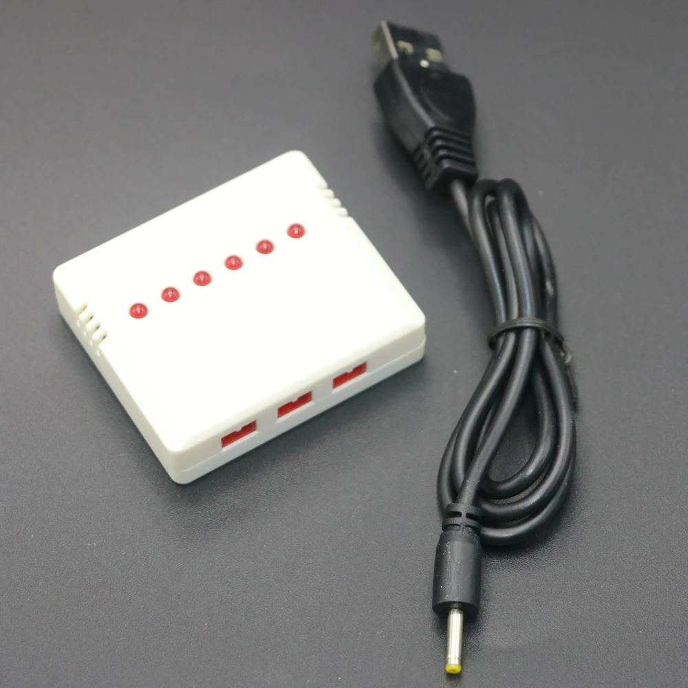 1pcs 6 in 1 Charger X6 JST Plug for SYMA X5C X5C-1 X5S X5SW X4 H107 UDI U818A U817A V959 JXD509G U816 Four Axis Airplane battery
1pcs 6 in 1 Charger X6 JST Plug for SYMA X5C X5C-1 X5S X5SW X4 H107 UDI U818A U817A V959 JXD509G U816 Four Axis Airplane battery
