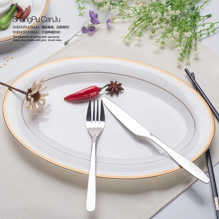 Microwave Plate Ceramic Promotion For Promotional 12 Inch Fine Bone China Decorative Plate Gold Band Designed Dinner Charger Plates Porcelain Dinnerware Microwave Safe