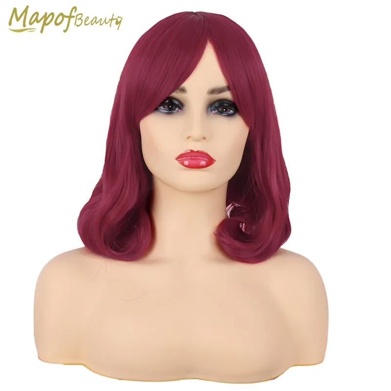 16'' Medium Curly Cosplay Wigs For Women Black Dark Light Brown Colors Natural Heat Resistant Synthetic Hair Peruca MapofBeauty
16'' Medium Curly Cosplay Wigs For Women Black Dark Light Brown Colors Natural Heat Resistant Synthetic Hair Peruca MapofBeauty
