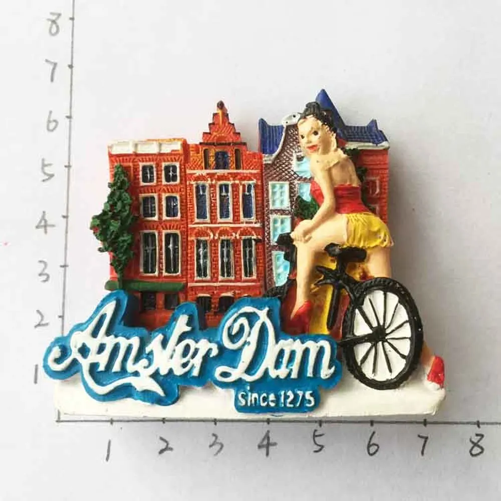 1Pcs Handmade Painted Netherlands Amsterdam 3D Fridge Magnet Holland Tourism Souvenirs Collection Refrigerator Magnetic Stickers
1Pcs Handmade Painted Netherlands Amsterdam 3D Fridge Magnet Holland Tourism Souvenirs Collection Refrigerator Magnetic Stickers